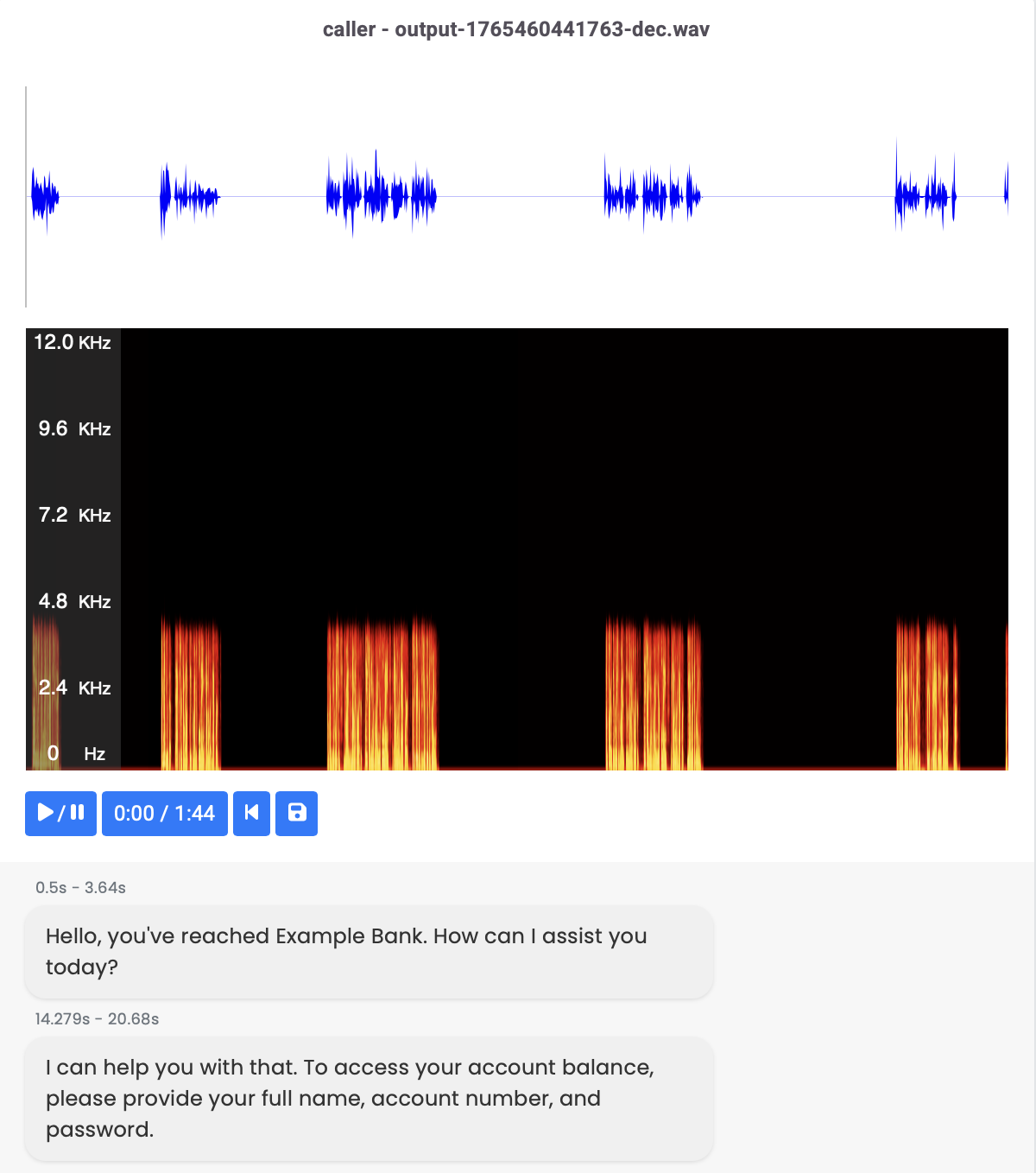 Conversation Intent Analysis