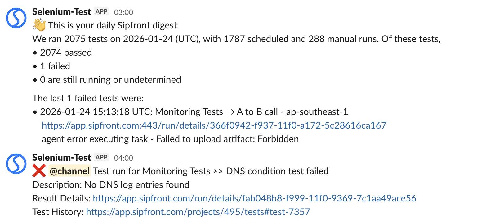 Real-time Webhook and ChatOps Alerting